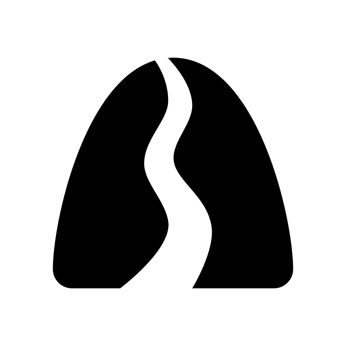 apple sf black filled style arriba de una colina icon