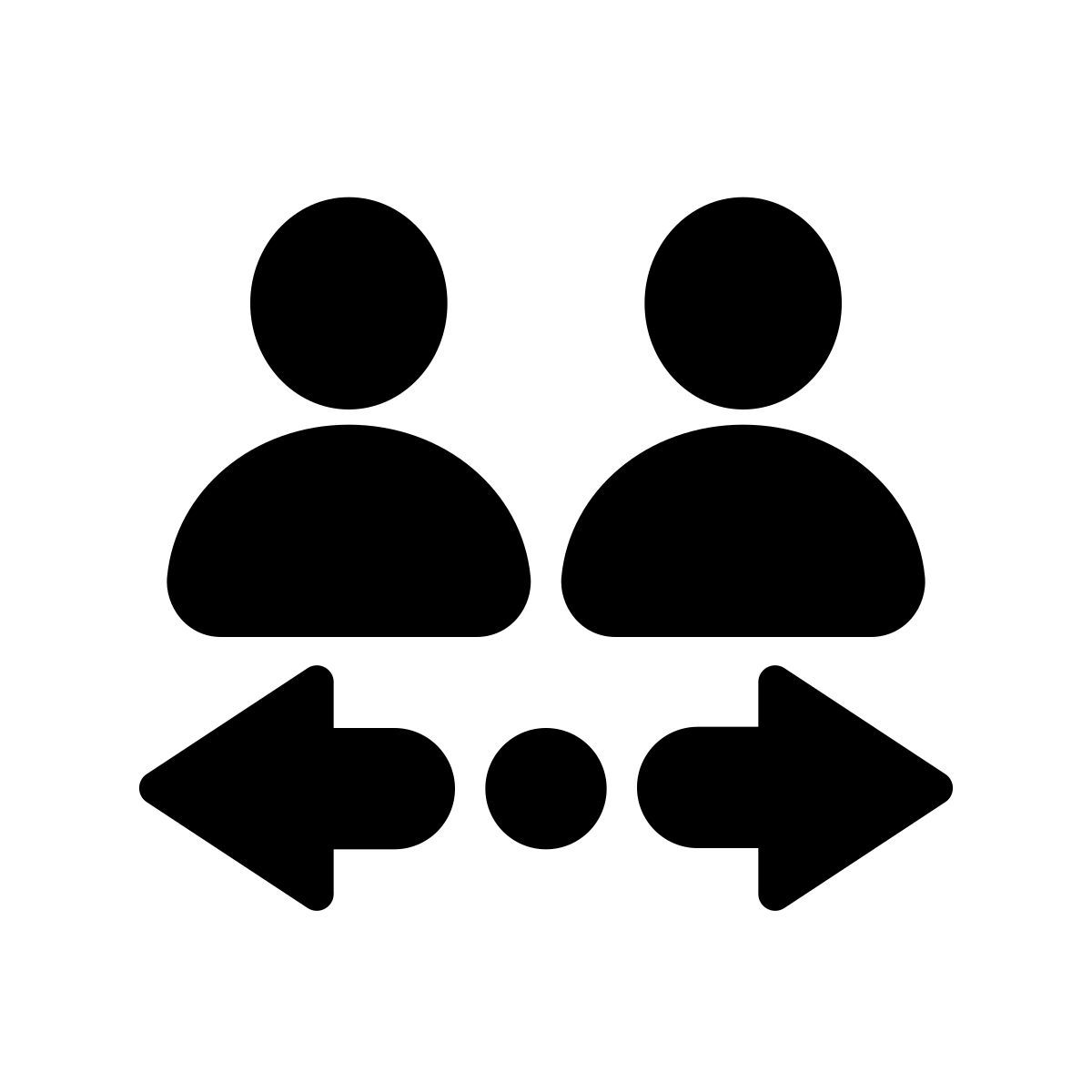 apple sf black filled style exchange icon