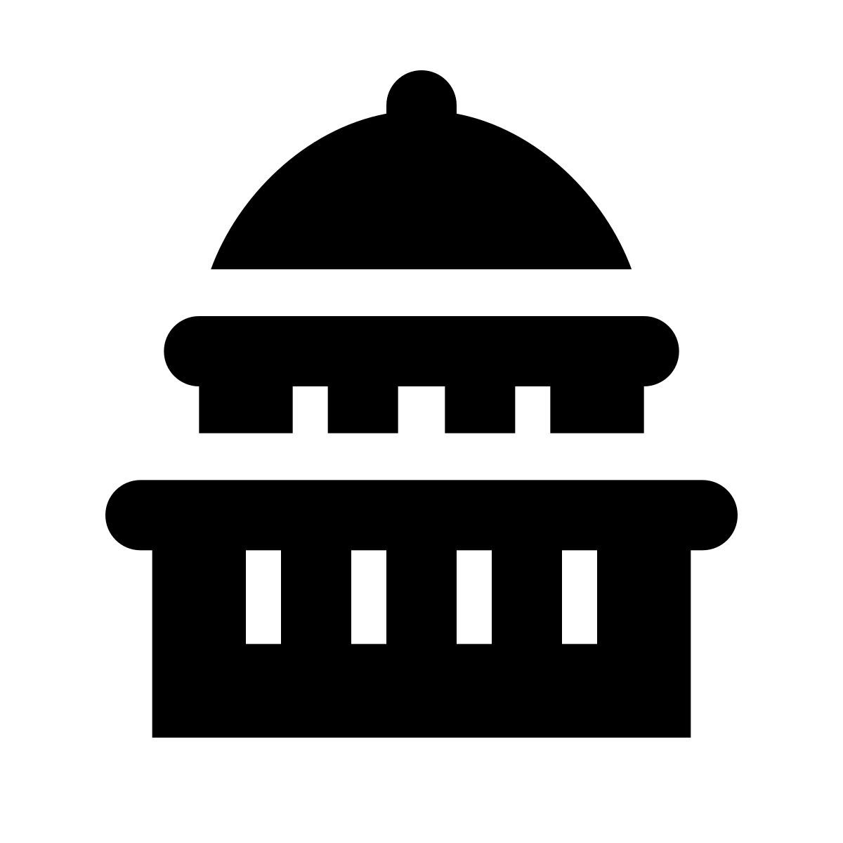 apple sf black filled style us kapitol icon