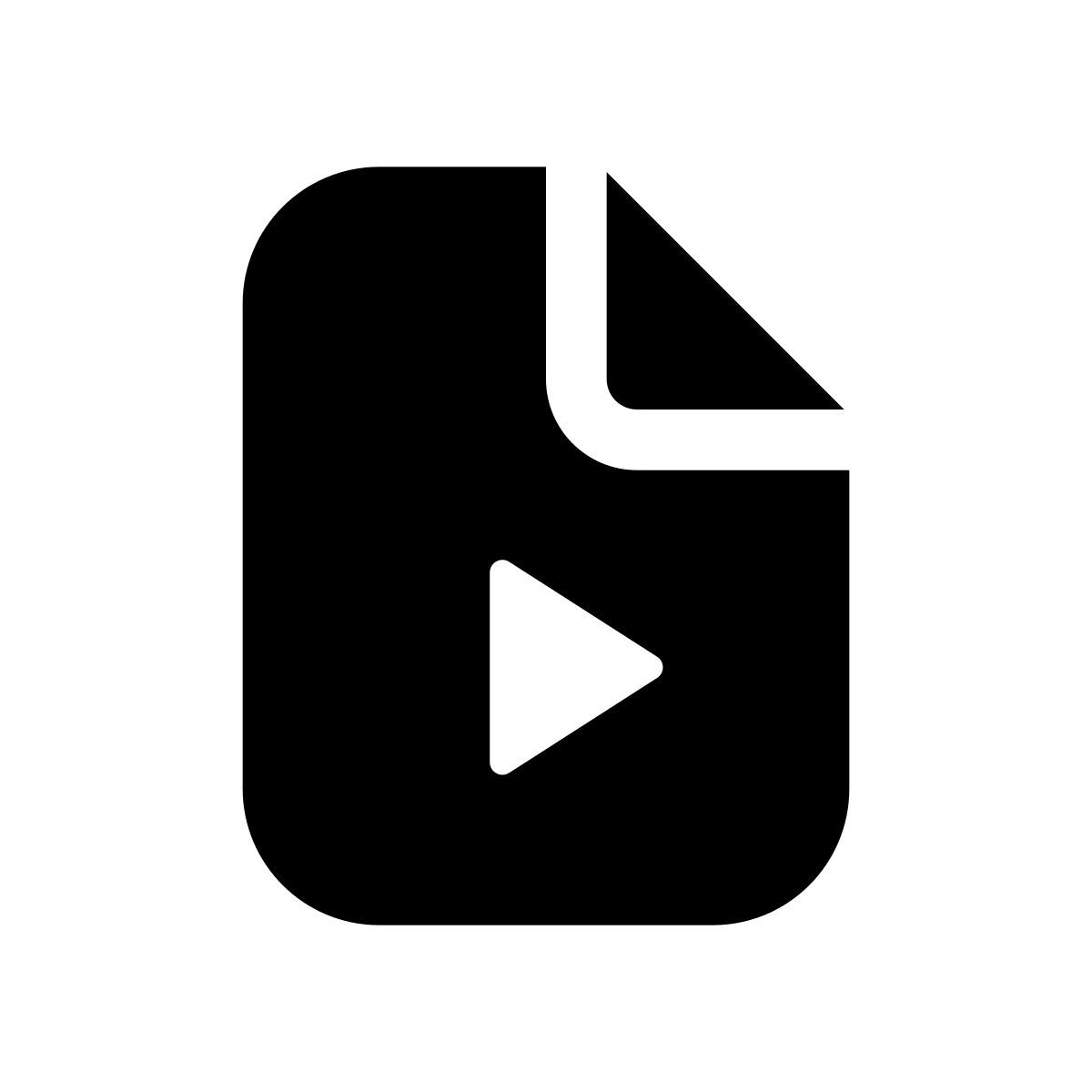 apple sf black filled style archivo de vídeo icon