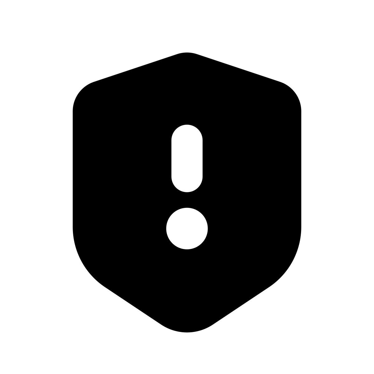 apple sf black filled style warning shield icon
