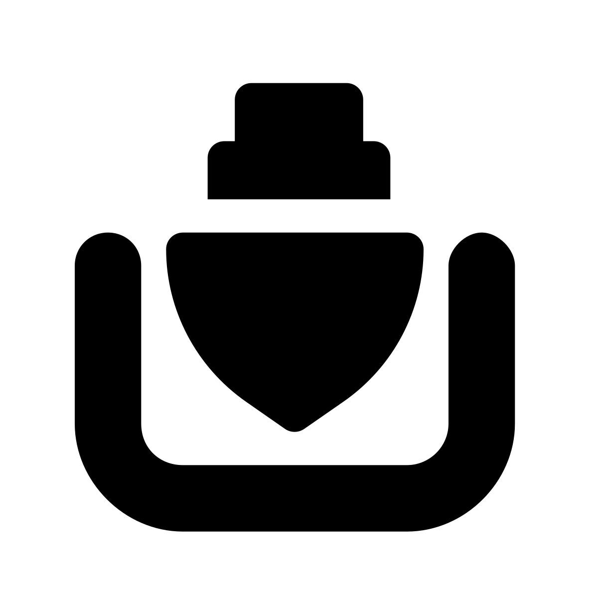 apple sf black filled style 码头 icon