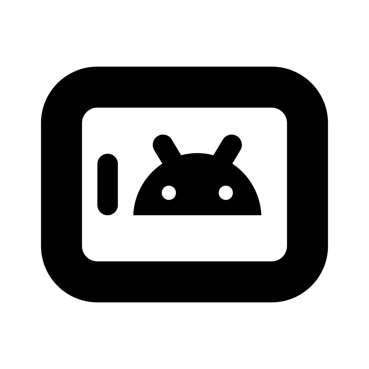 apple sf black style 안드로이드 태블릿 icon