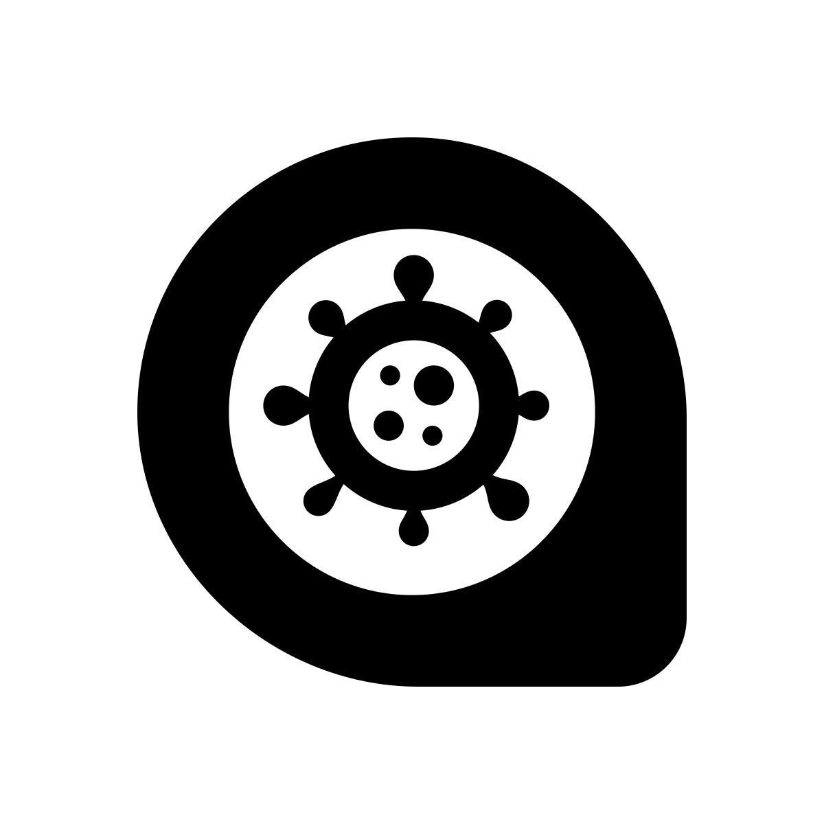 apple sf black style antiviren scanner icon