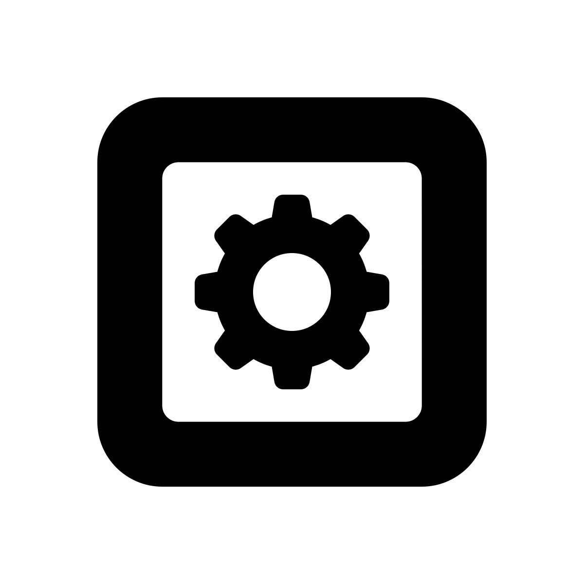 apple sf black style automático icon