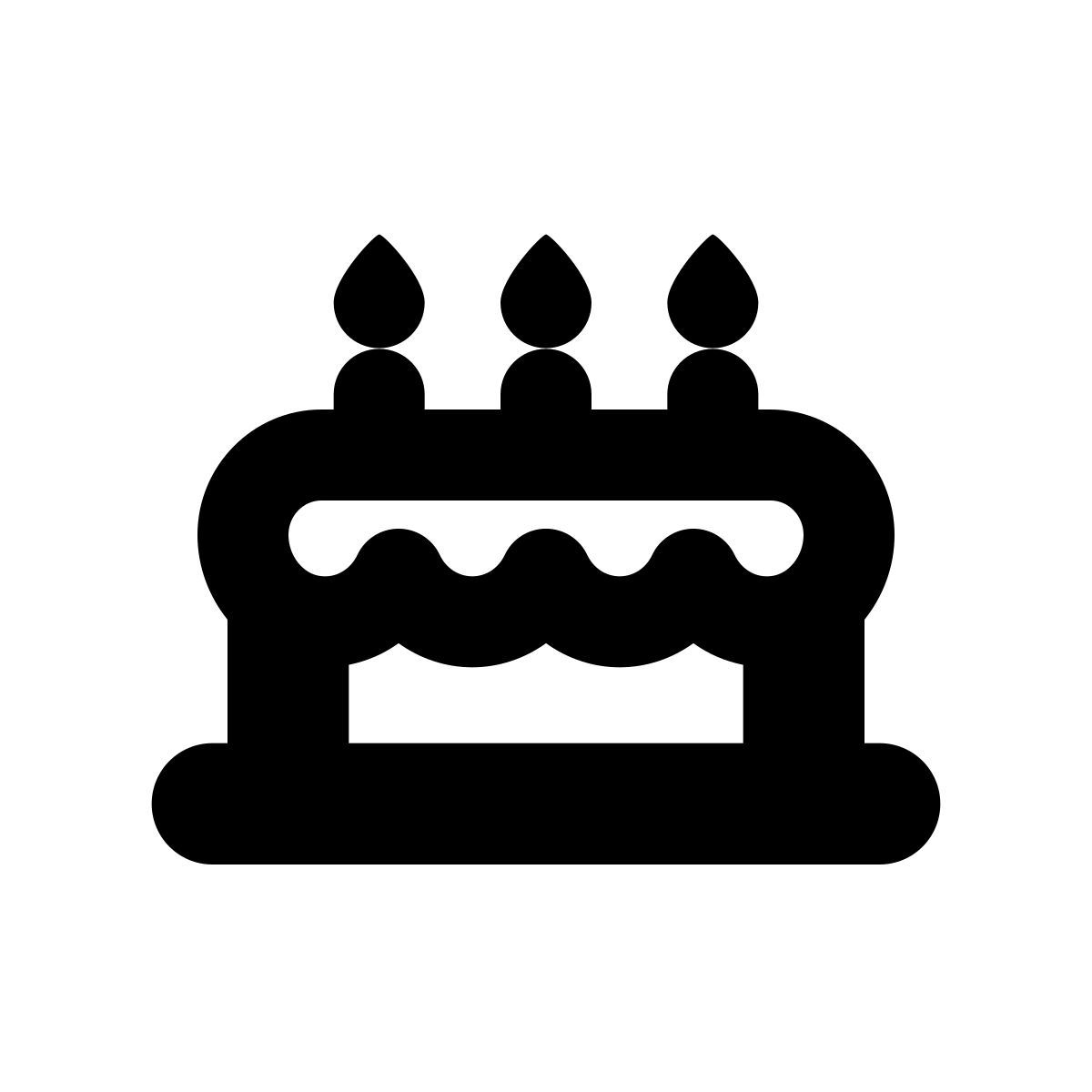 apple sf black style cumpleaños icon