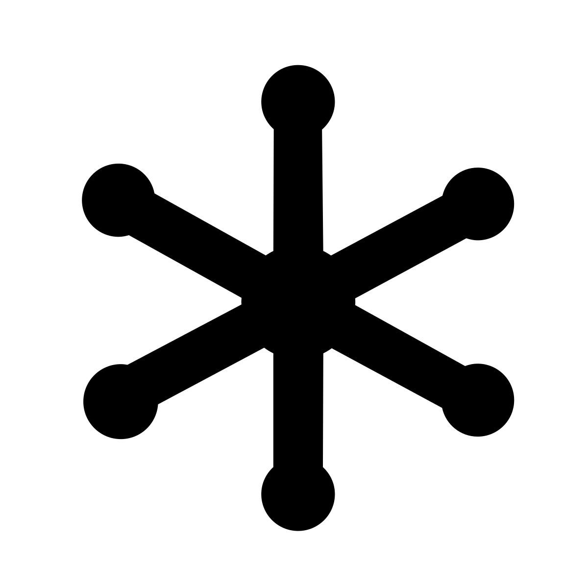 apple sf black style rete centralizzata icon