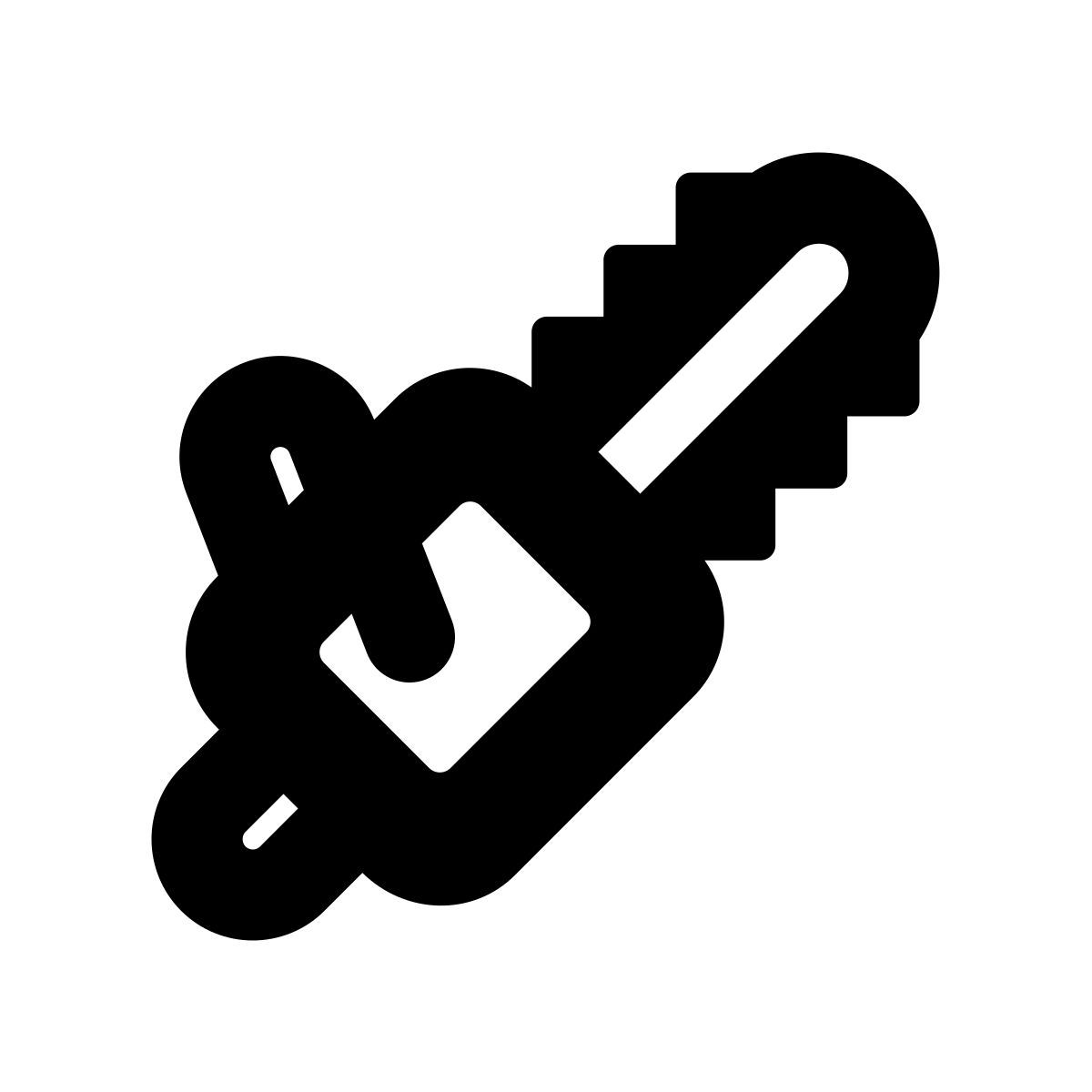 apple sf black style 电锯 icon