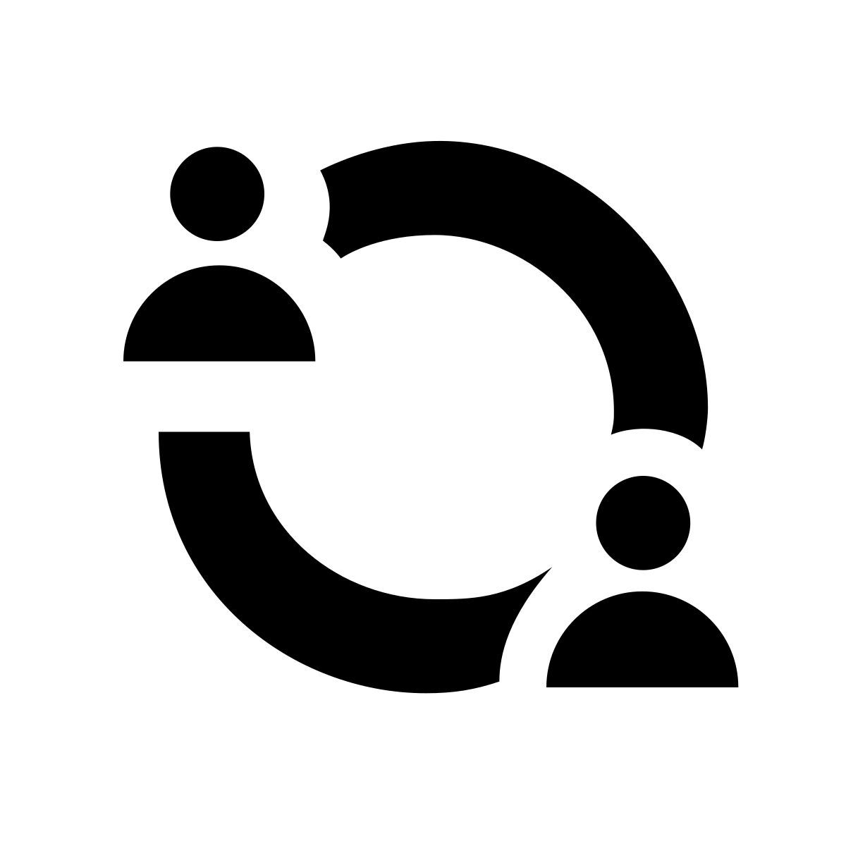 apple sf black style persone connesse icon