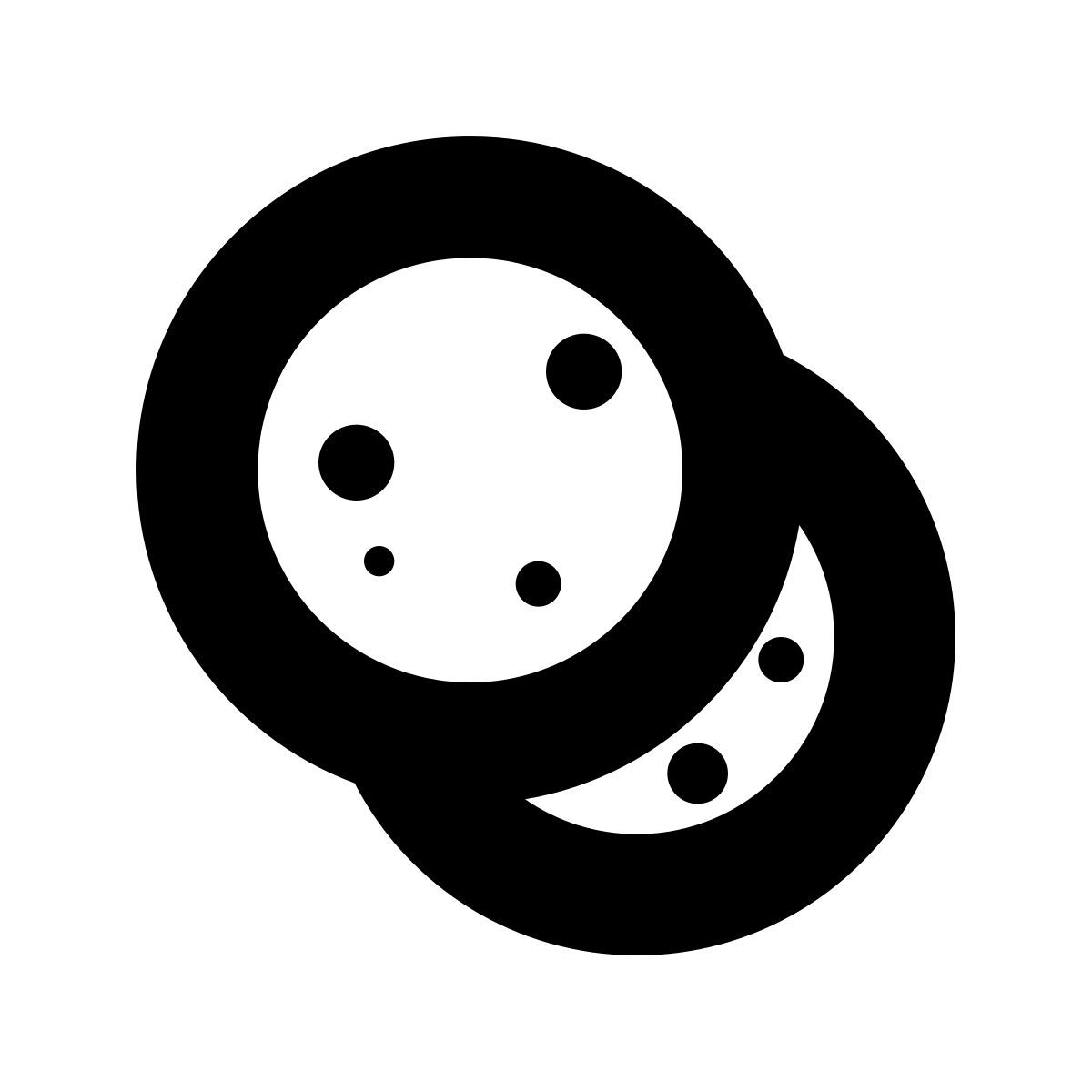 apple sf black style cookies icon