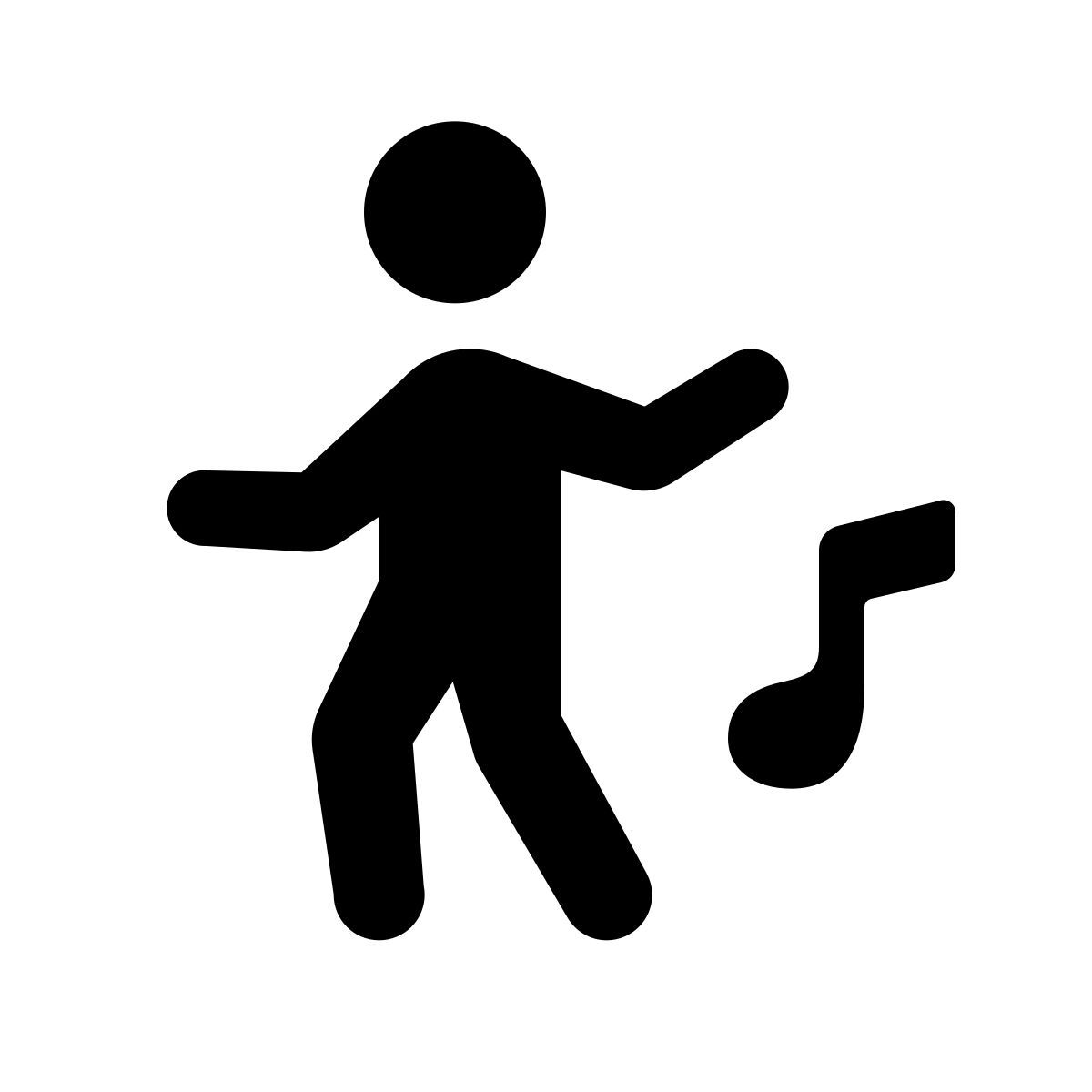 apple sf black style bailando icon