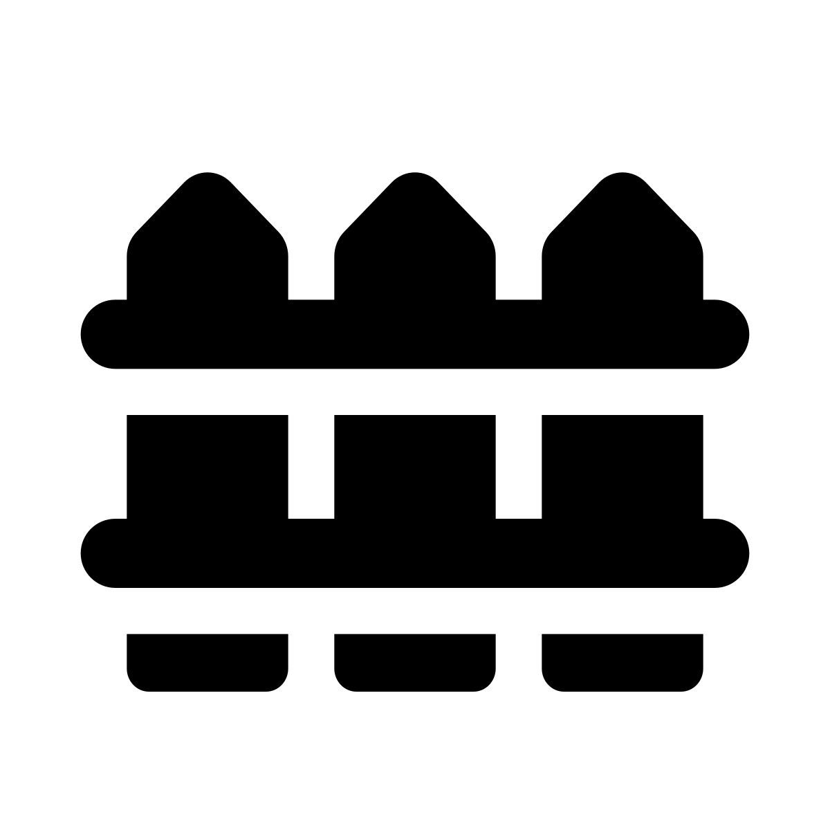 apple sf black style fence icon