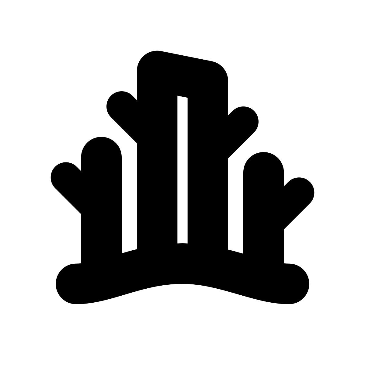 apple sf black style deforestación icon