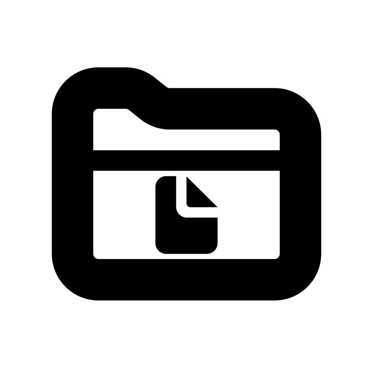 apple sf black style carpeta de documentos icon