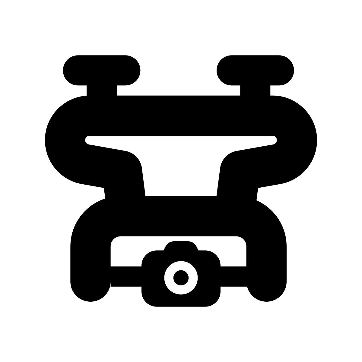 apple sf black style quadcopter icon