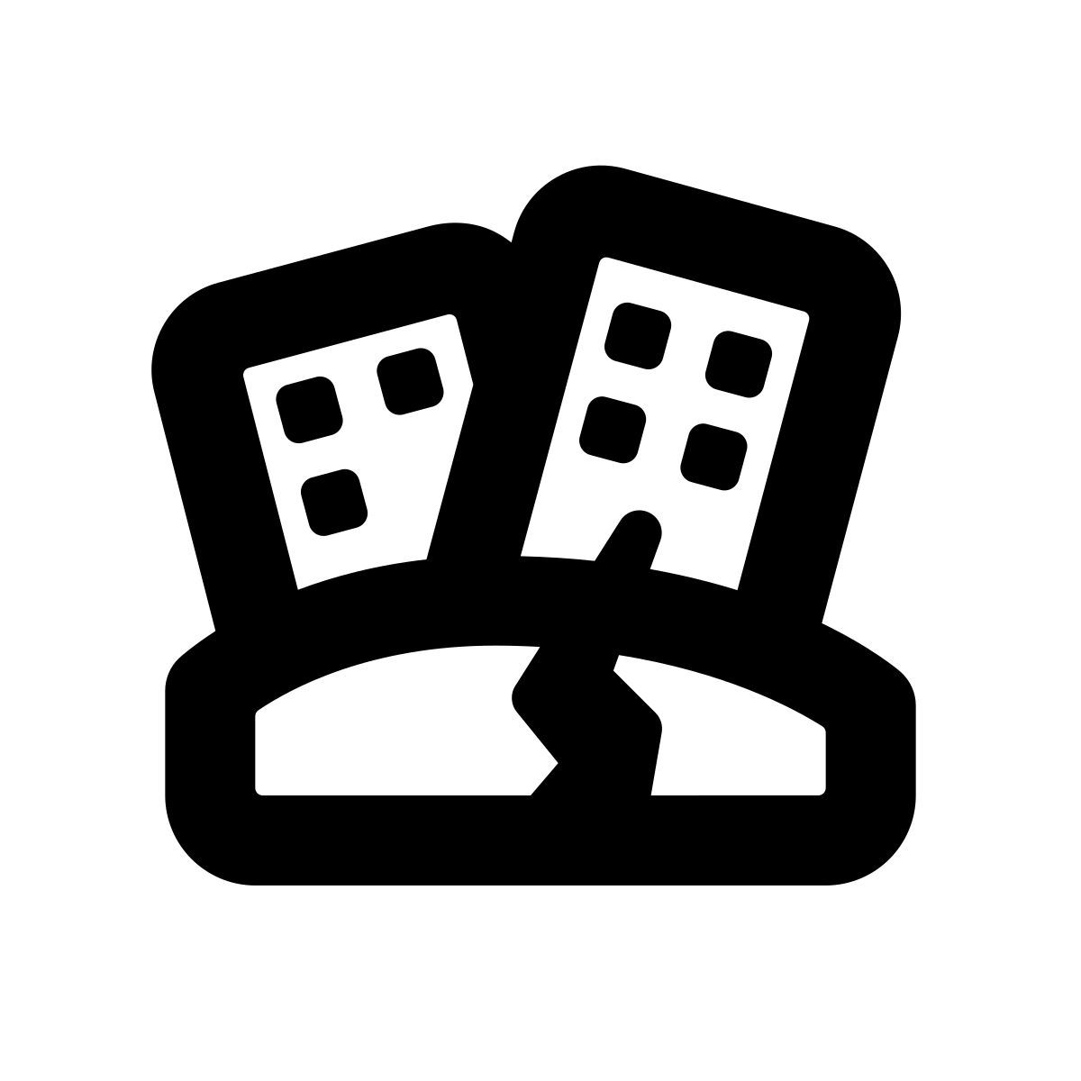 apple sf black style 地震 icon