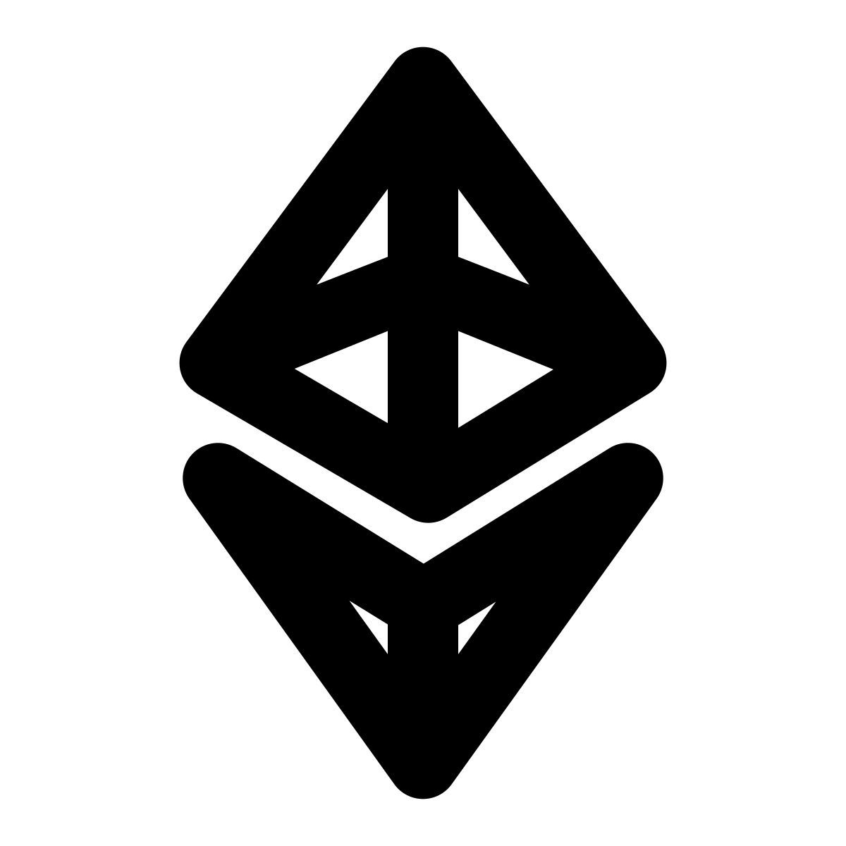 apple sf black style ethereum icon