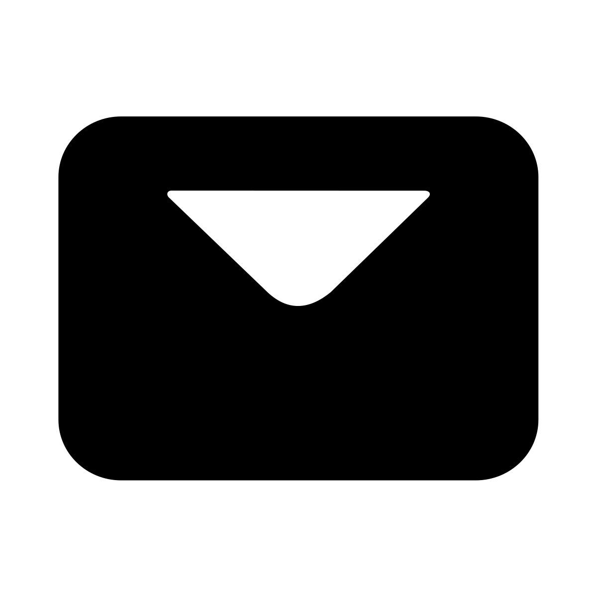 icon mensagem preenchida apple sf black estilo