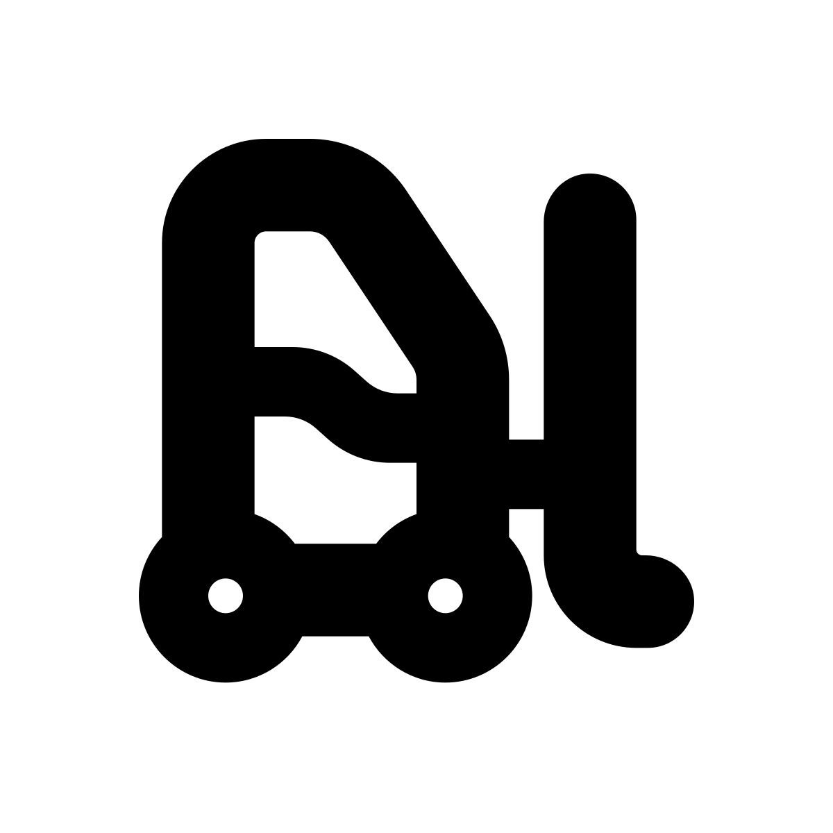 apple sf black style carretilla elevadora icon