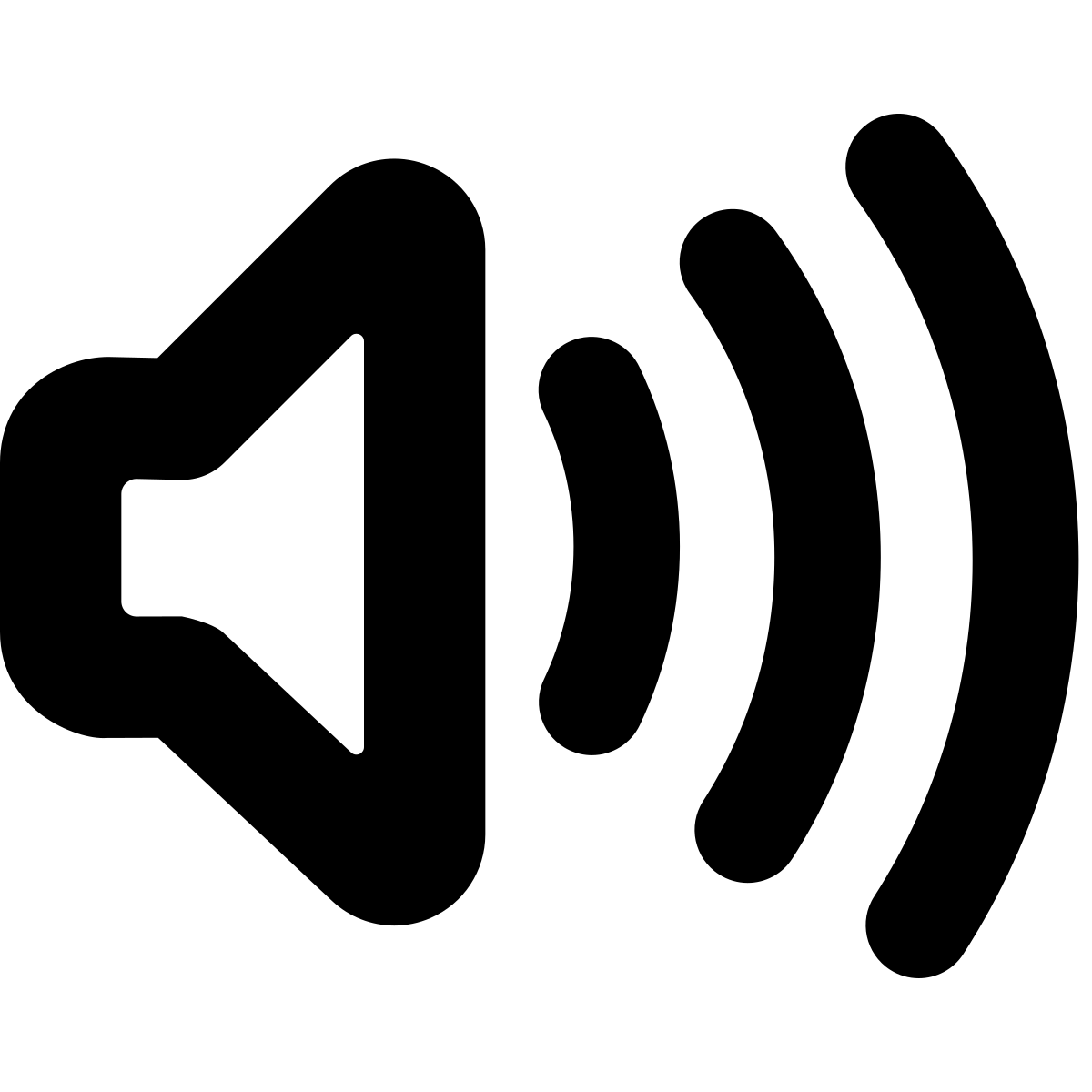 apple sf black style high volume icon