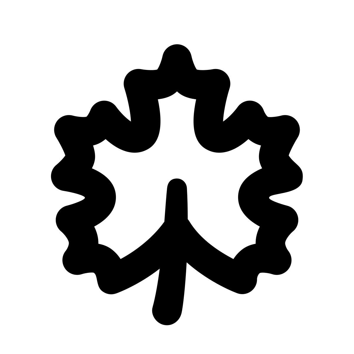 apple sf black style ahornblatt icon