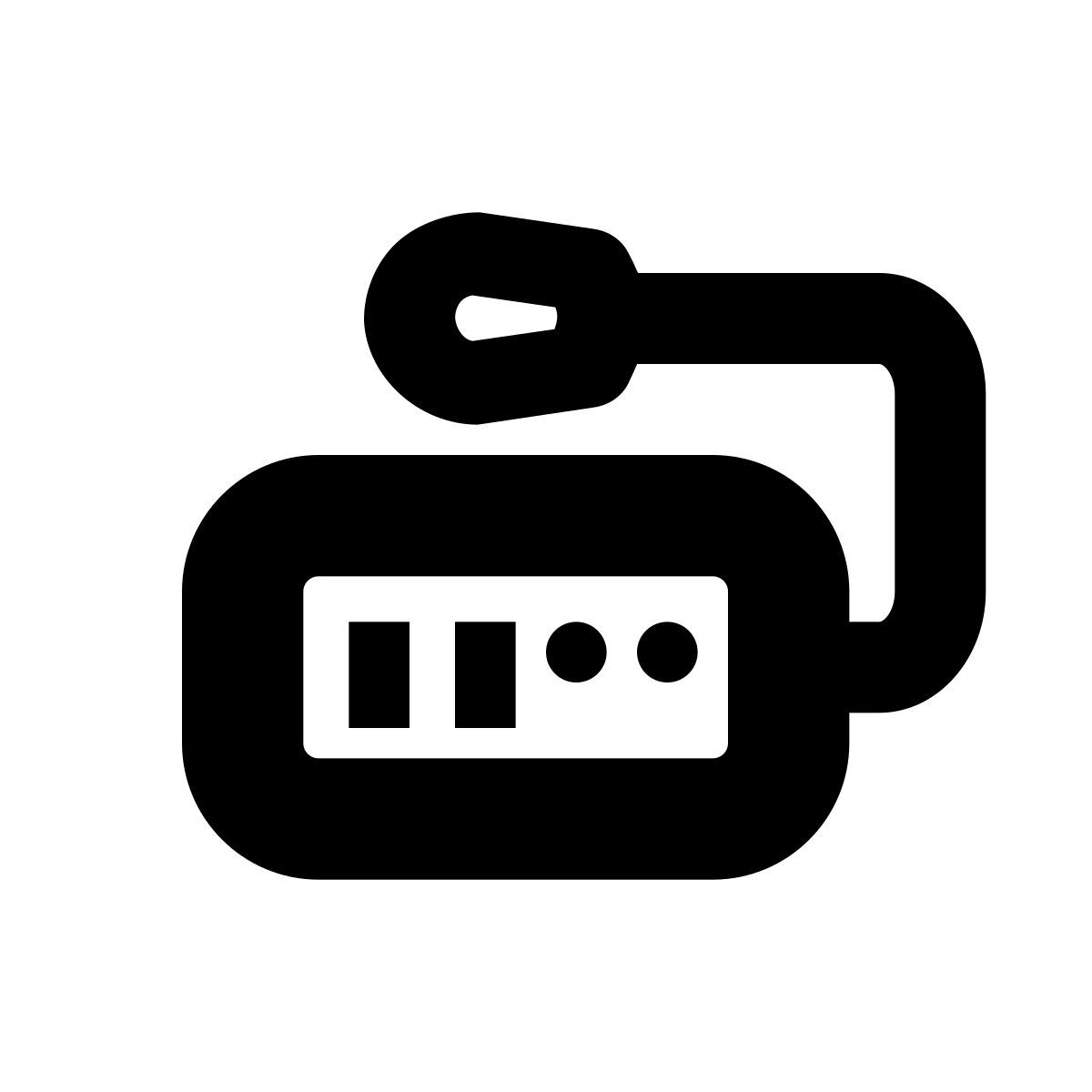 apple sf black style 海事无线电 icon