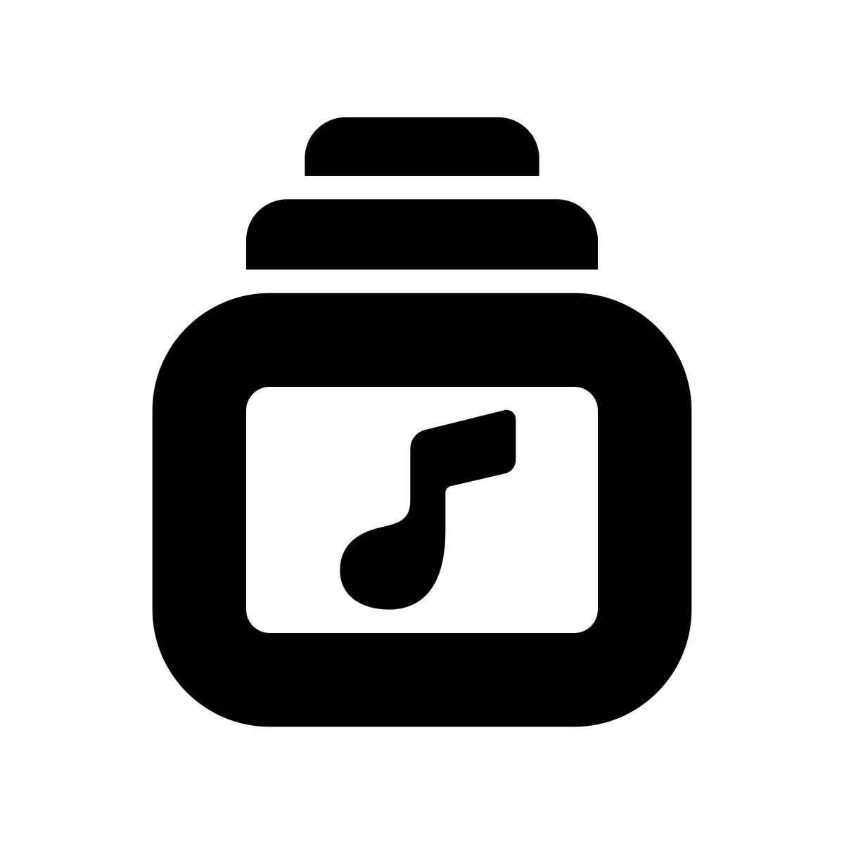 apple sf black style biblioteca de música icon