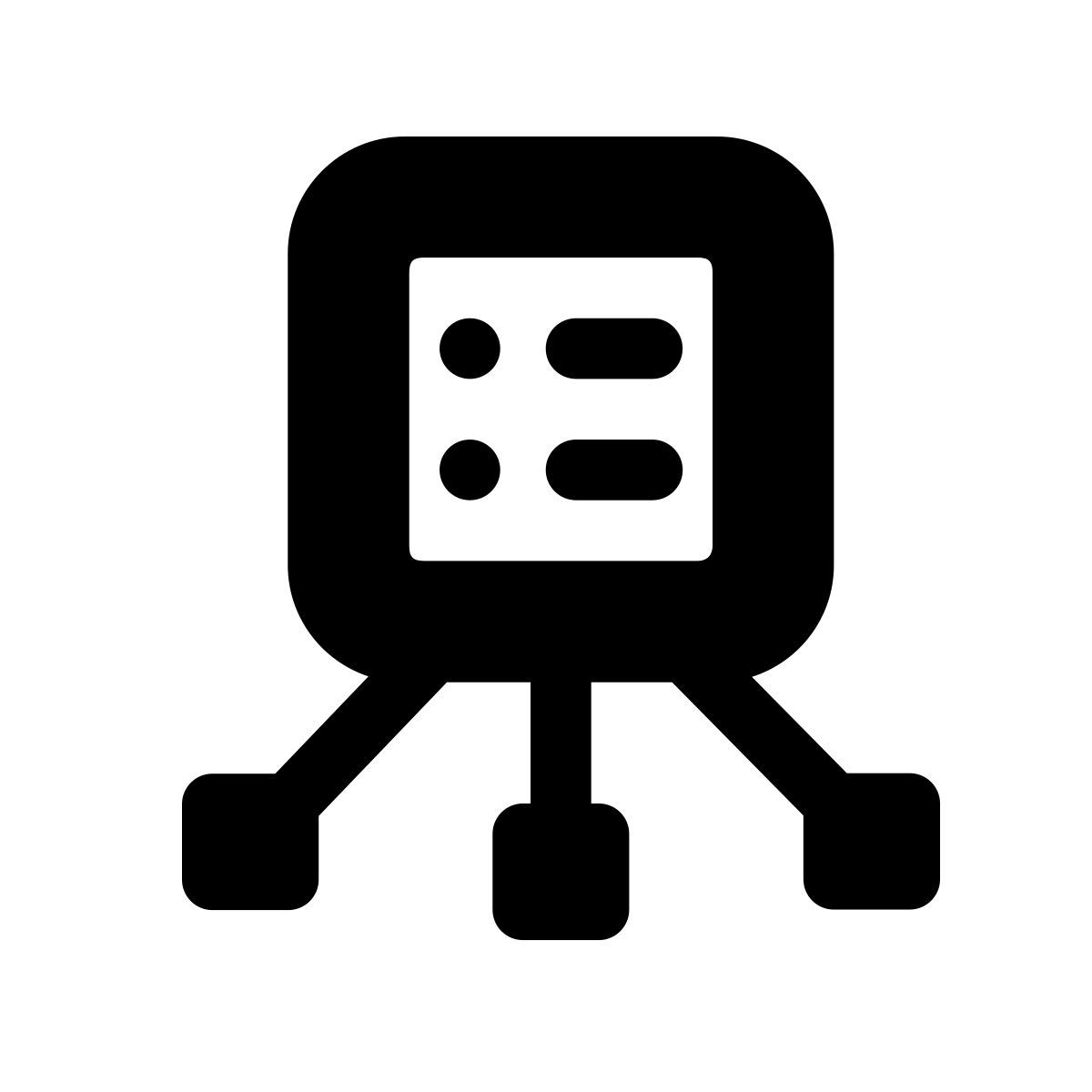 apple sf black style 네트워킹 관리자 icon