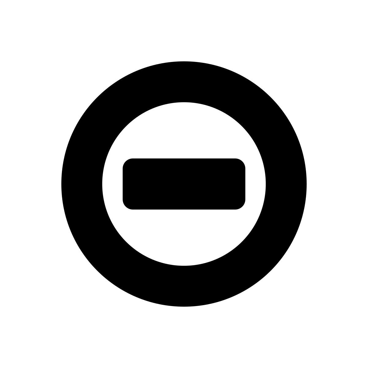 apple sf black style divieto di ingresso icon