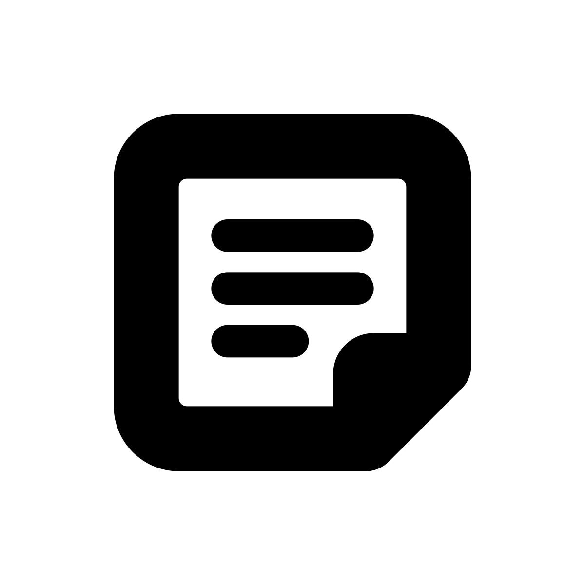 apple sf black style note icon