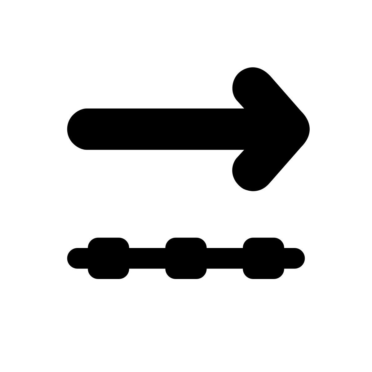 apple sf black style outgoing data icon