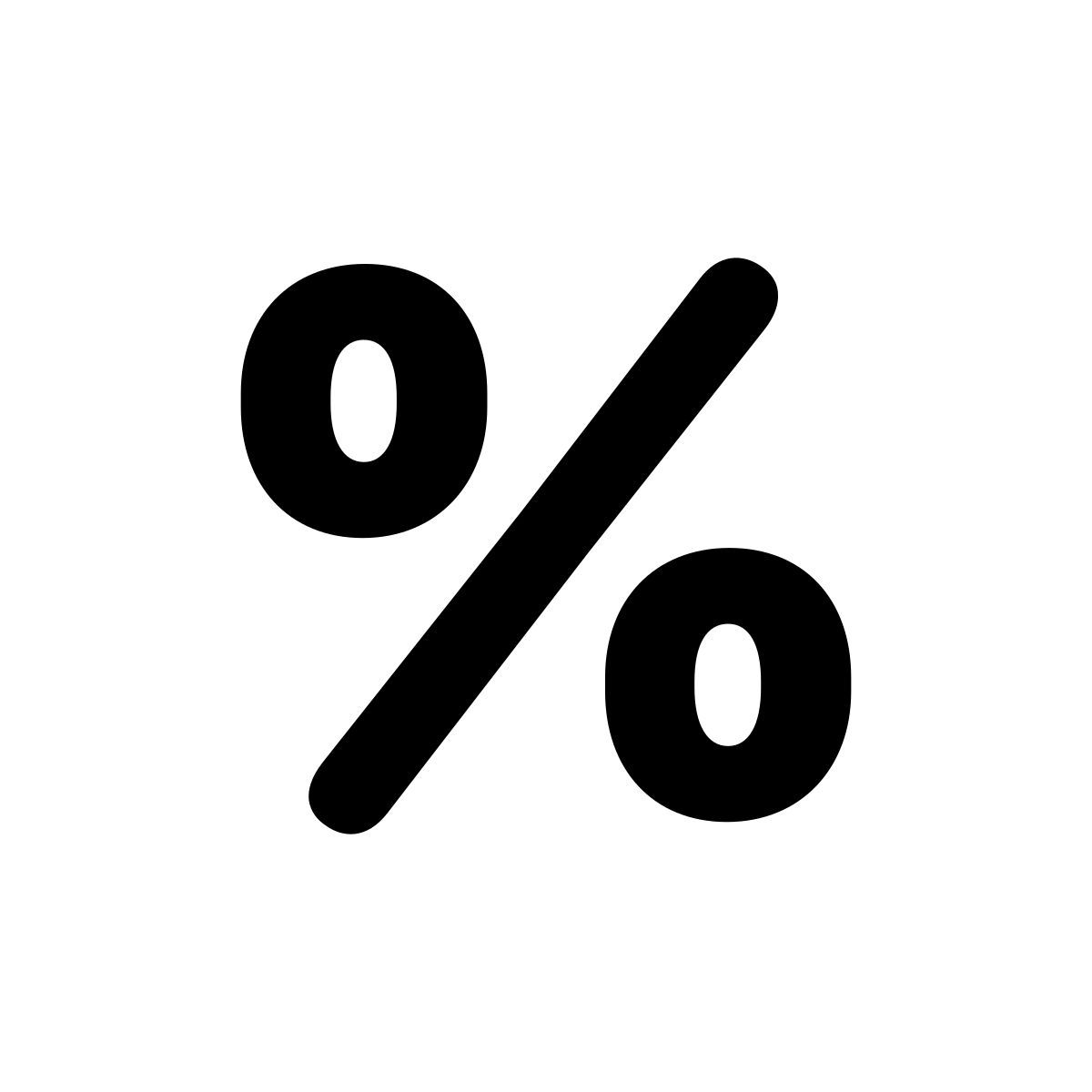 apple sf black style 百分比 icon