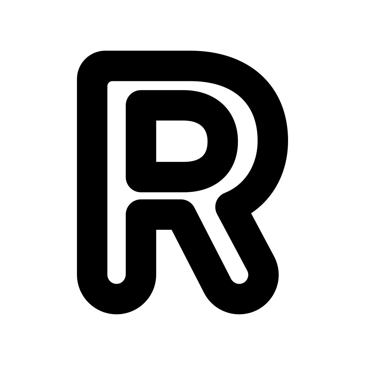 apple sf black style r icon