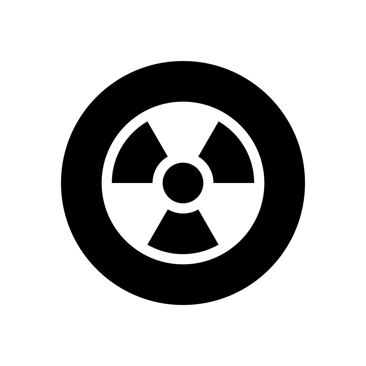 apple sf black style 辐射 icon