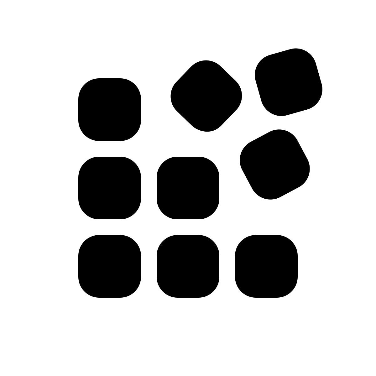 apple sf black style 操作系统 icon