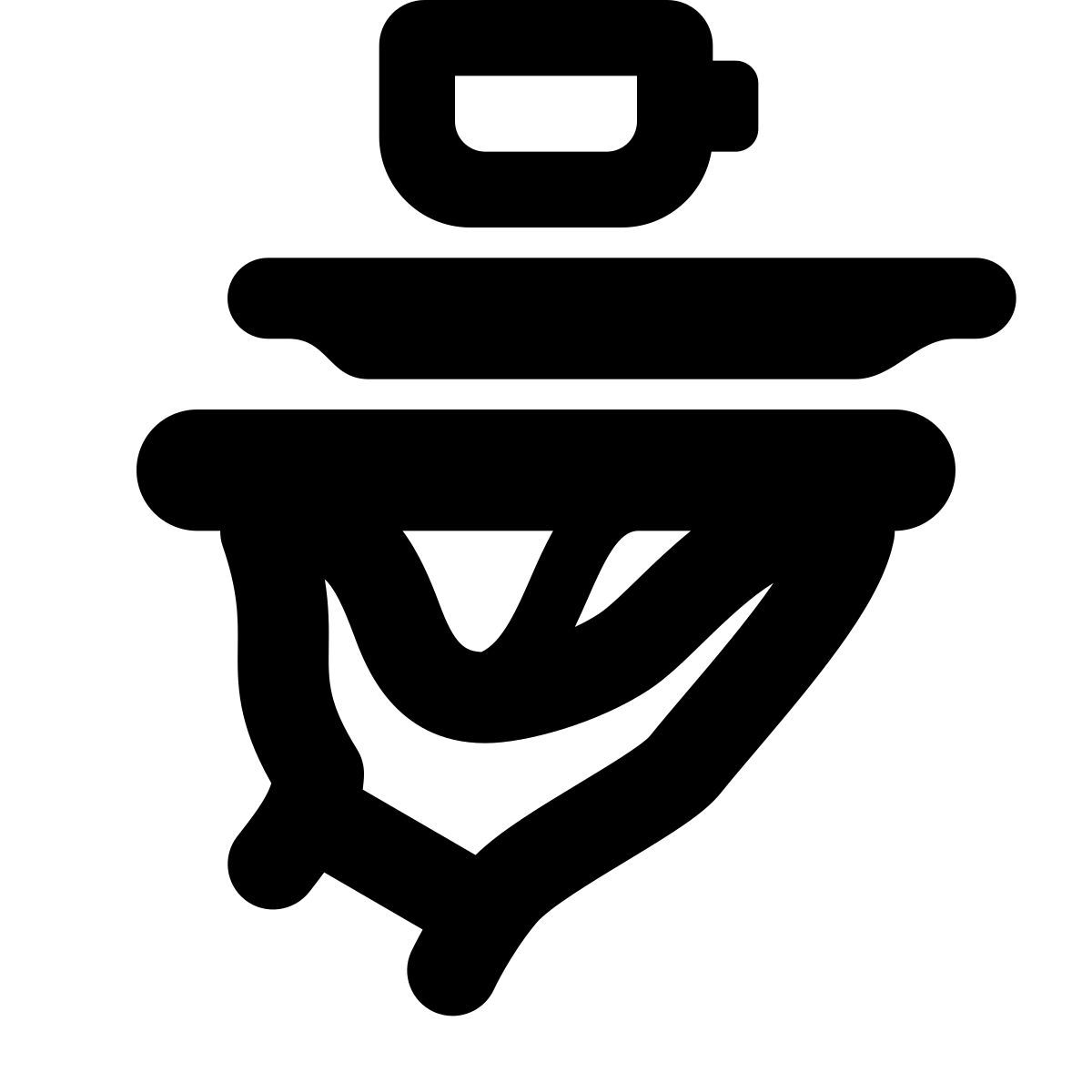 apple sf black style 餐厅服务员 icon