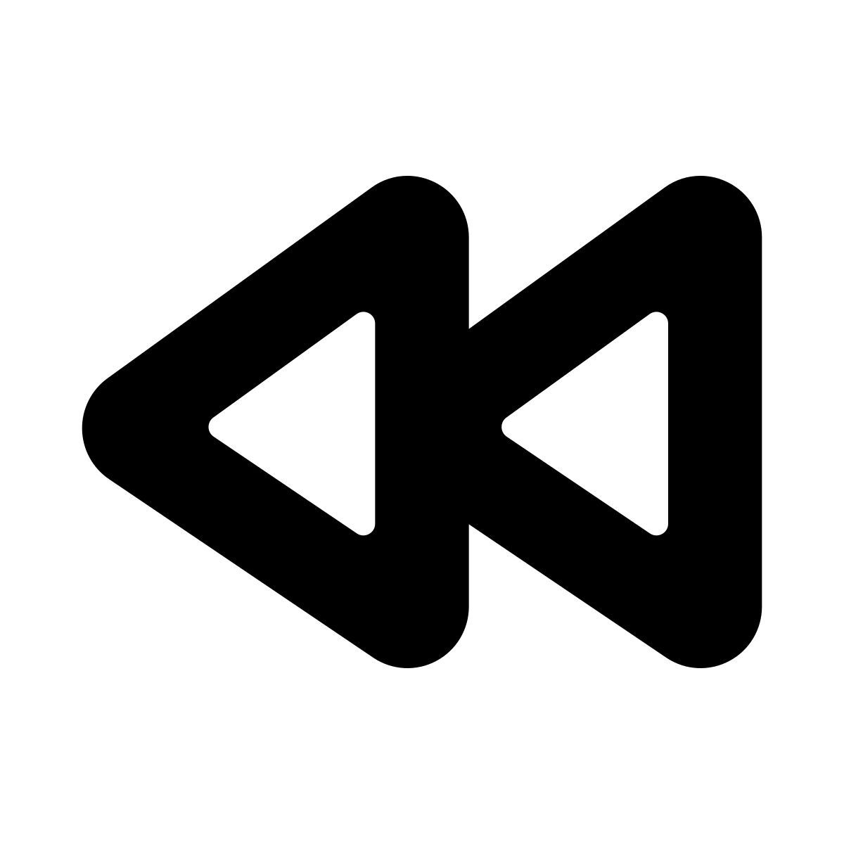 apple sf black style rebobinar icon