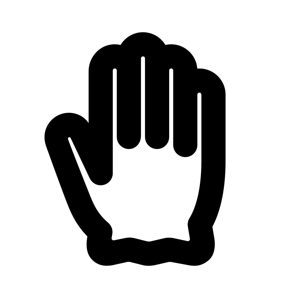 apple sf black style guanti di gomma icon