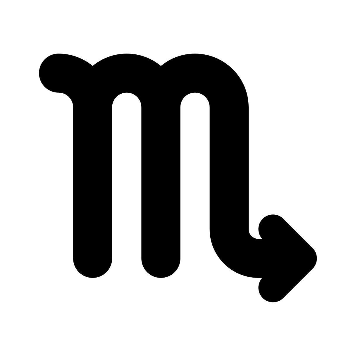 apple sf black style scorpion icon