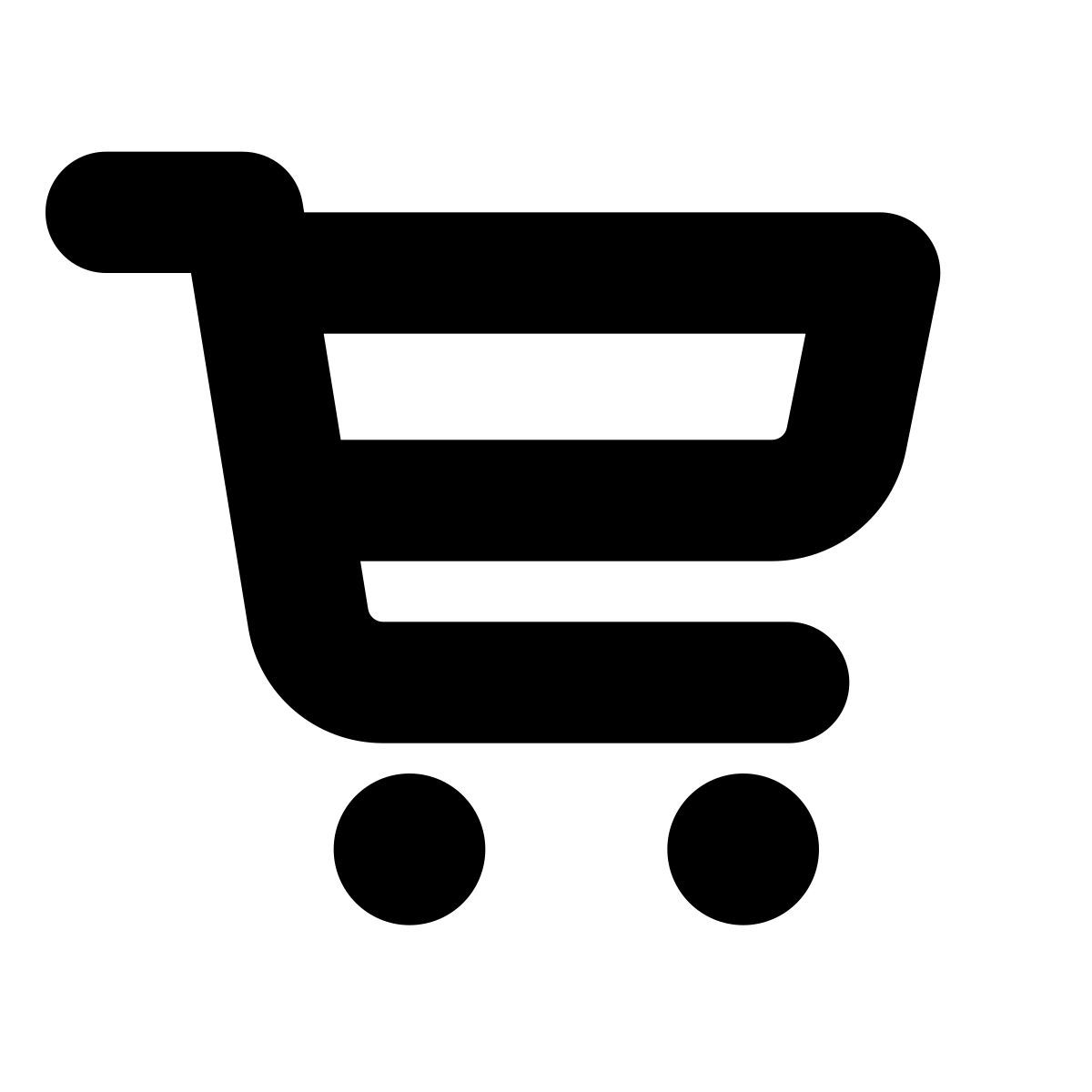 apple sf black style cart icon