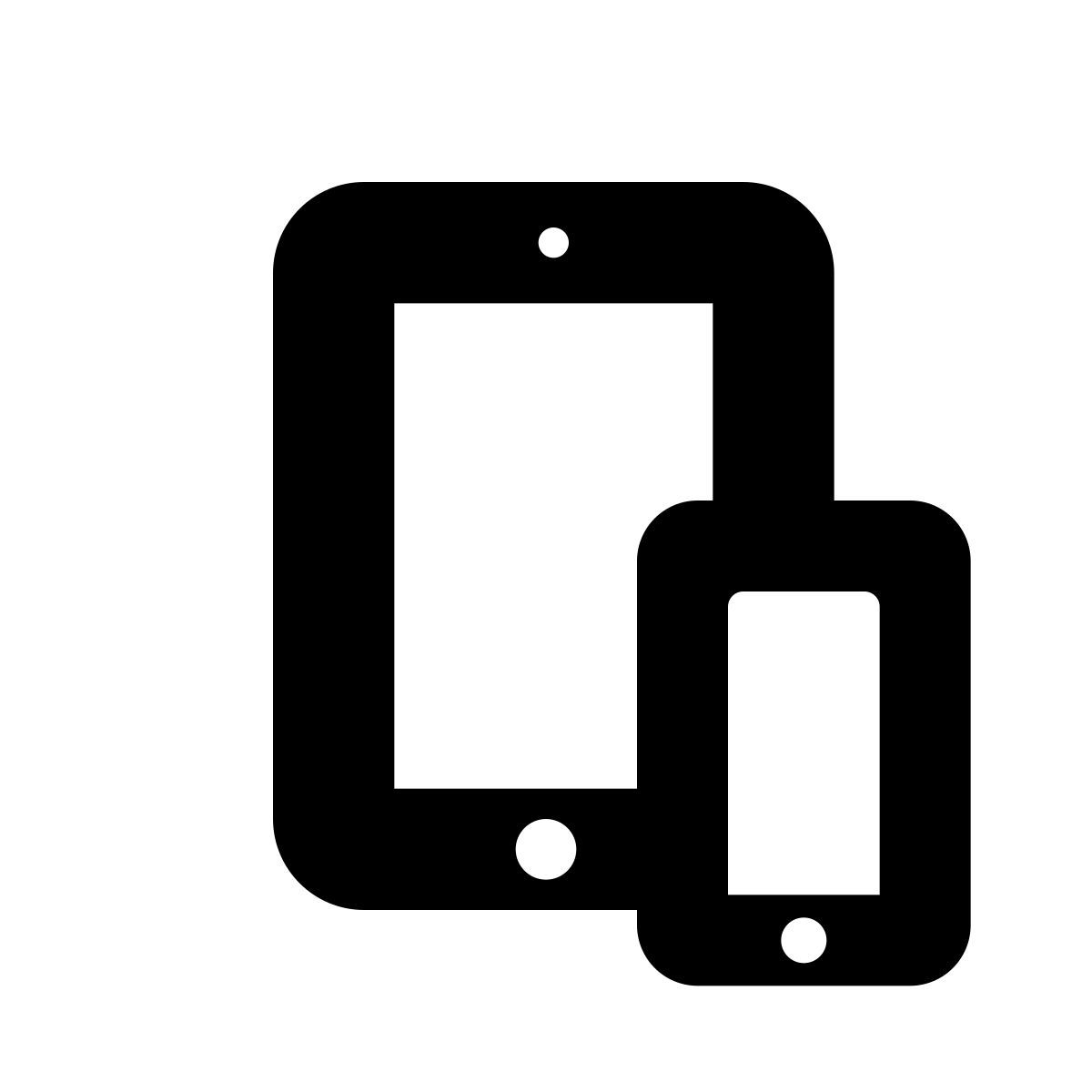 apple sf black style 스마트 폰 태블릿 icon