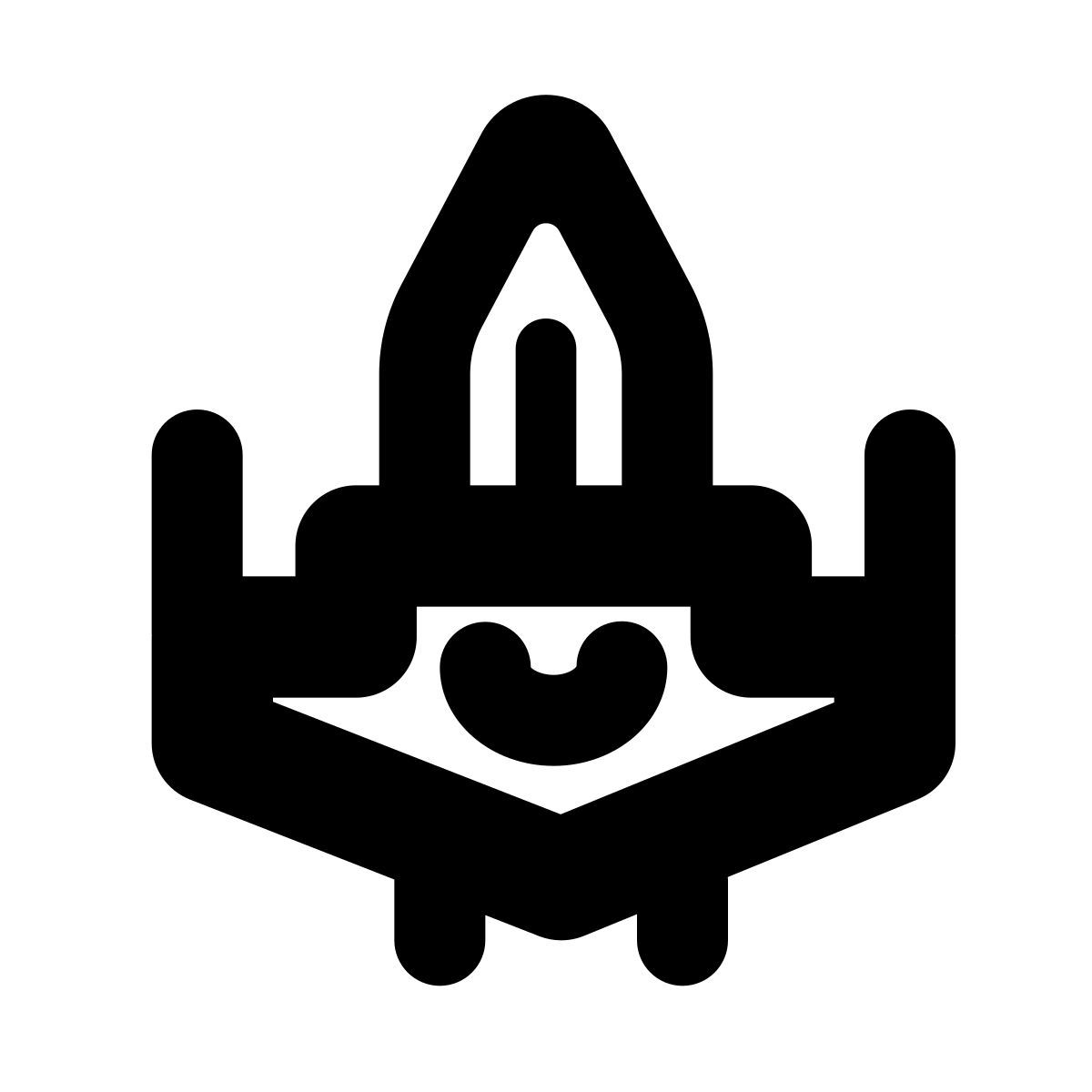 apple sf black style space fighter icon