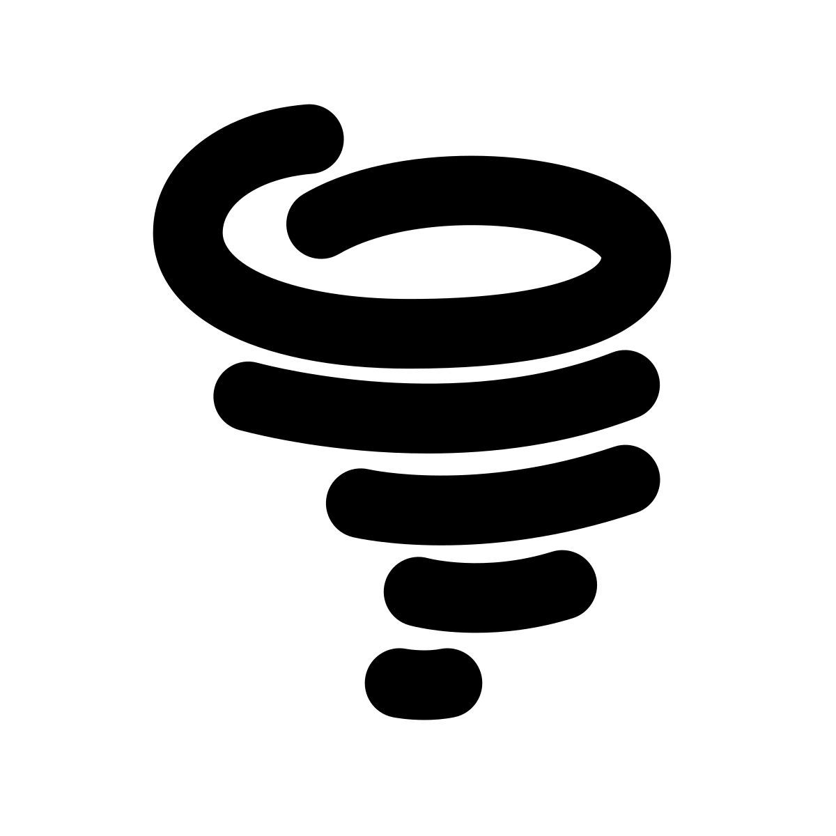 apple sf black style tornado icon