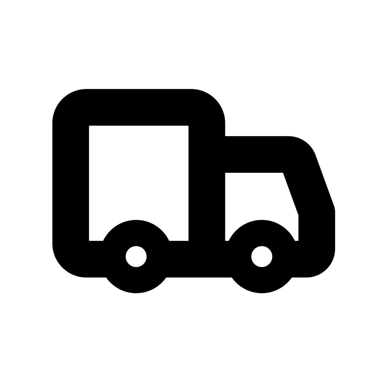 apple sf black style camión icon