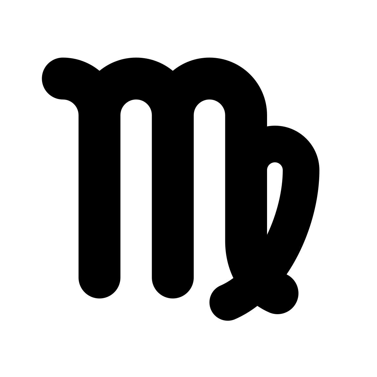 apple sf black style virgo icon