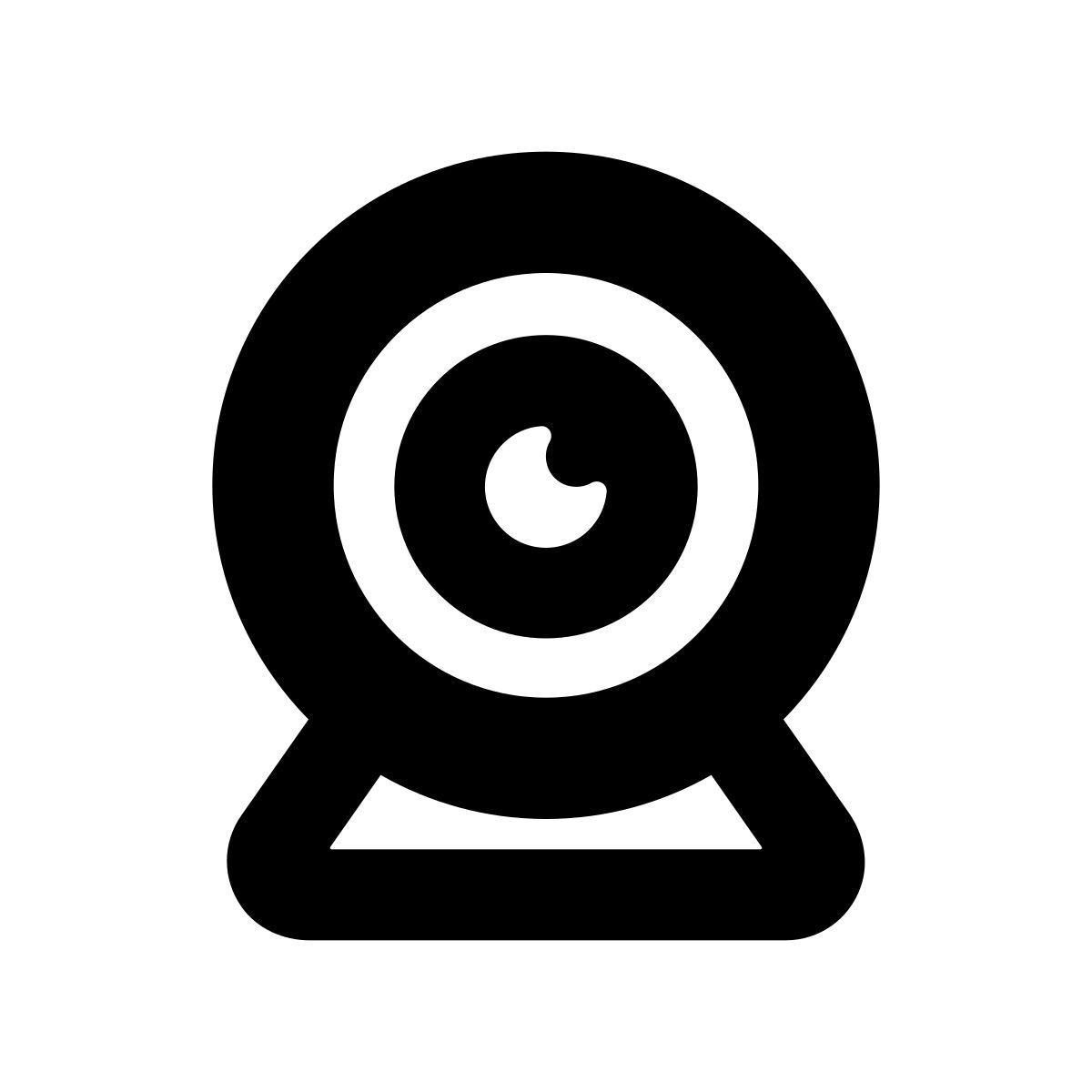 apple sf black style webcam icon