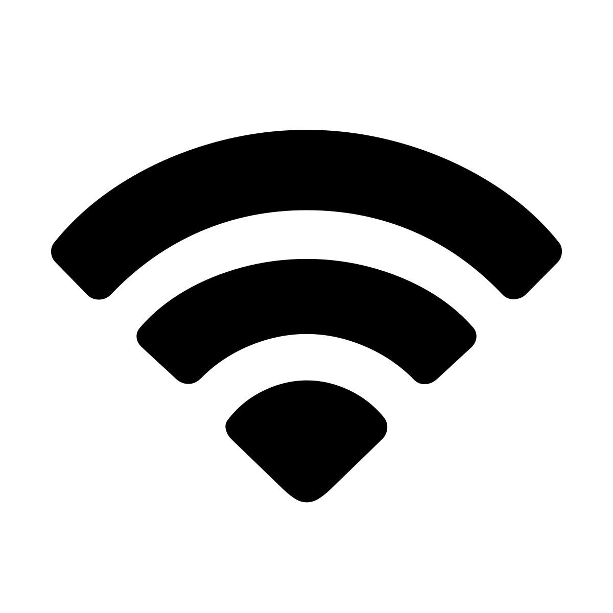 apple sf black style 无线上网 icon