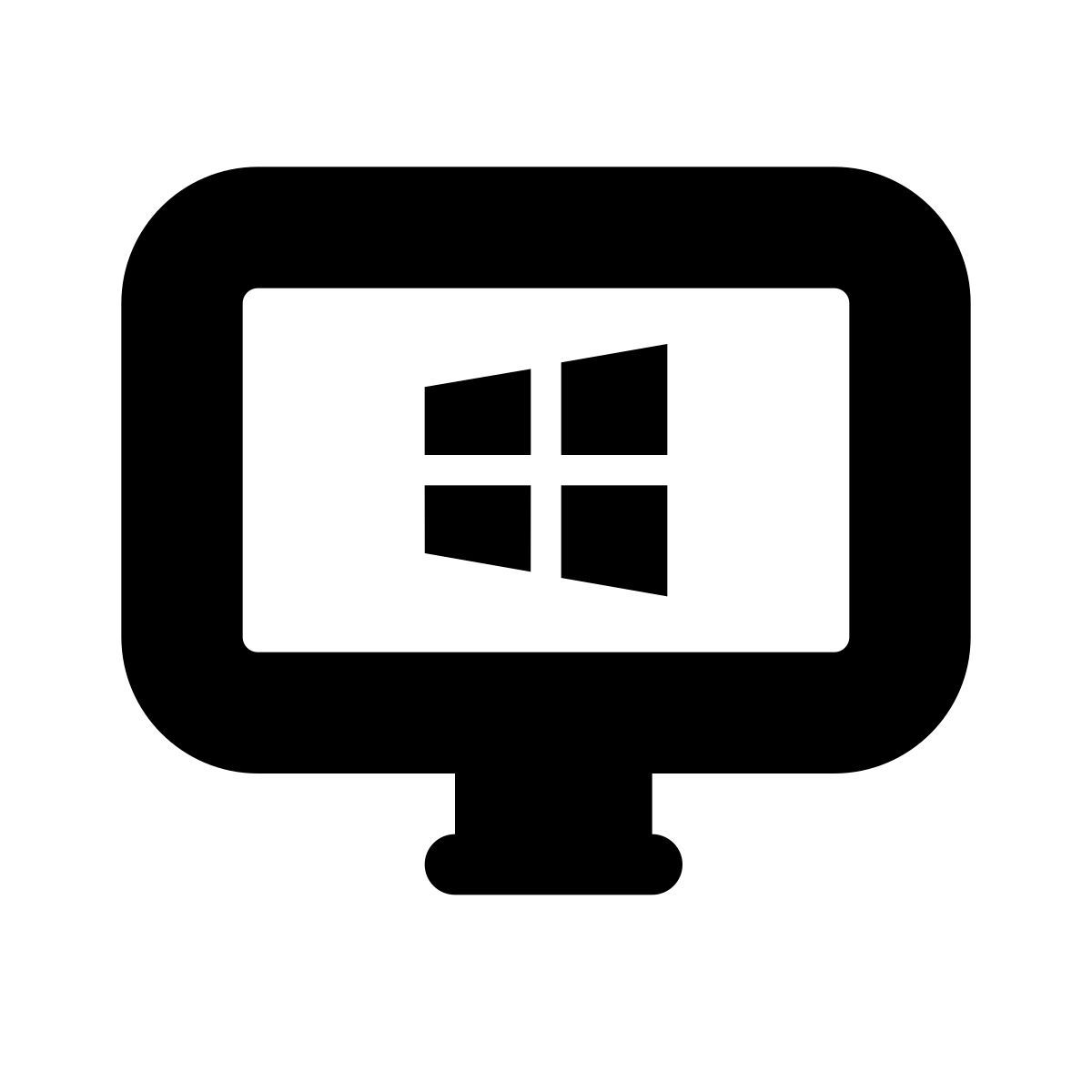apple sf black style windows client icon