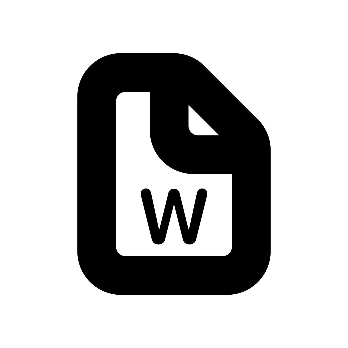 apple sf black style word file icon