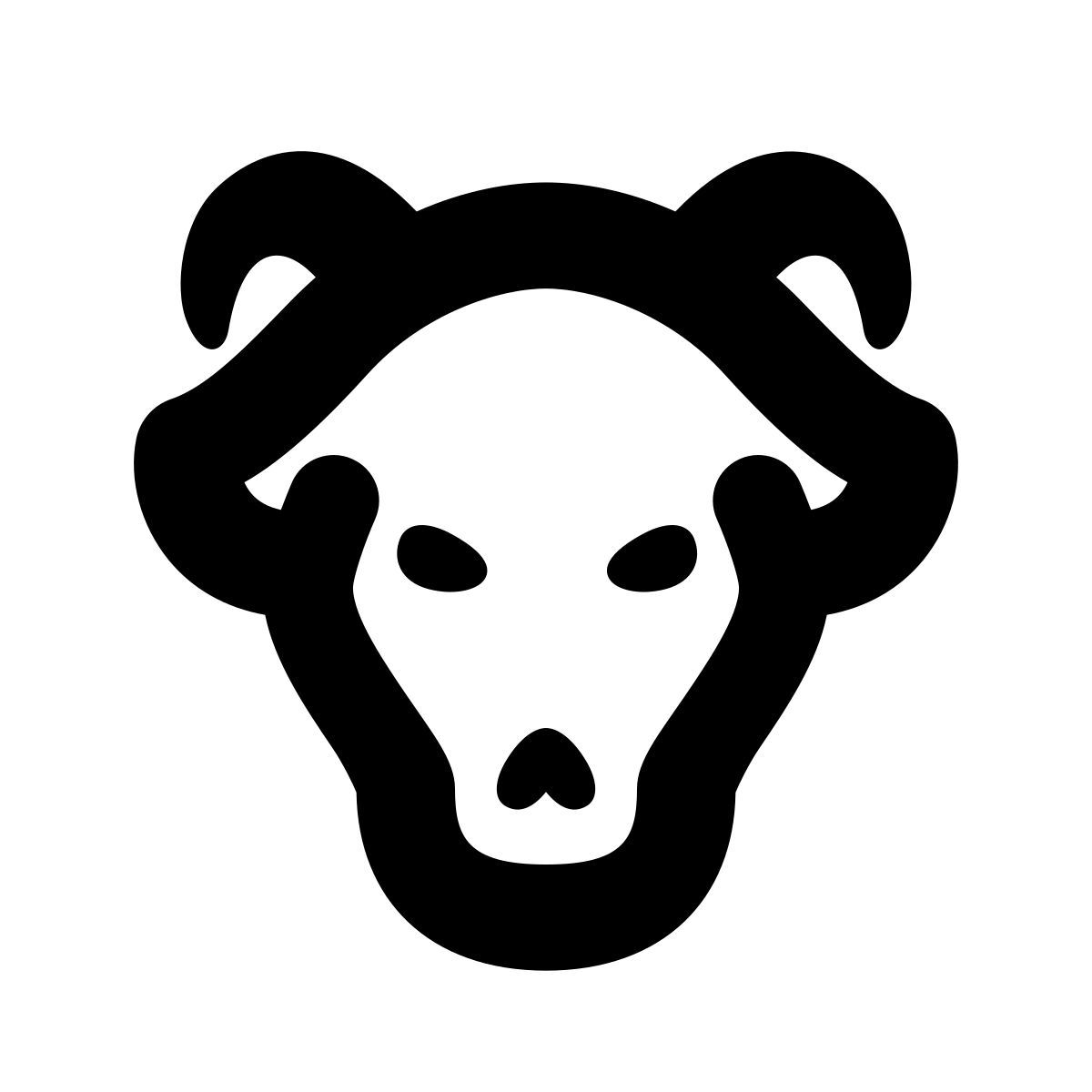 apple sf black style jahr der ziege icon